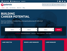 Tablet Screenshot of potensis.com